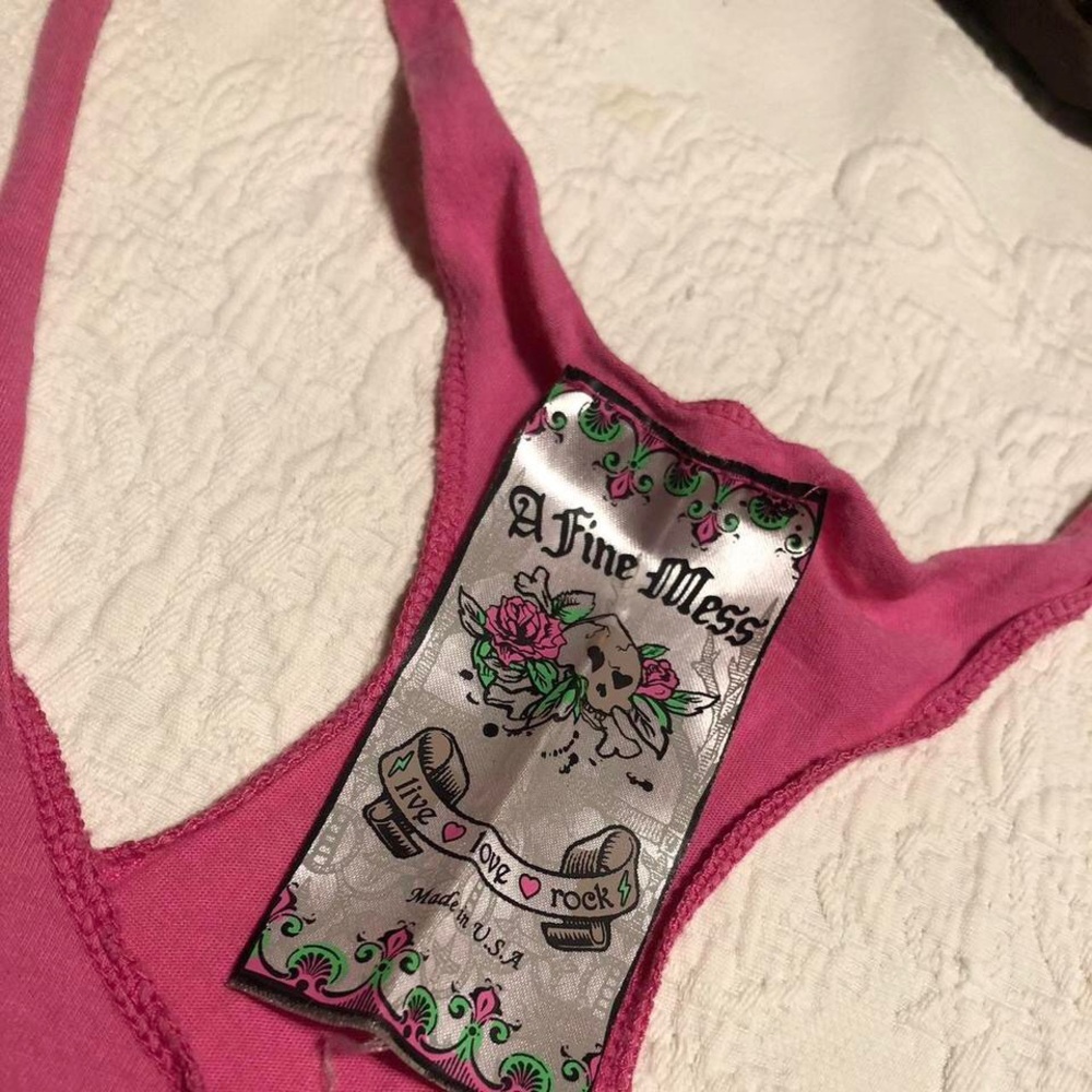 A Fine Mess Y2K Graphic Tank Top - Picture 3 of 3